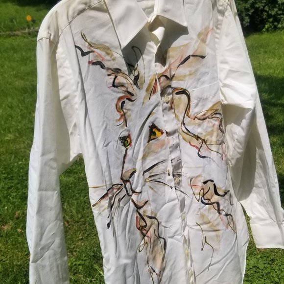 Creative Artwear Lion theme blouse - Picture 6 of 9